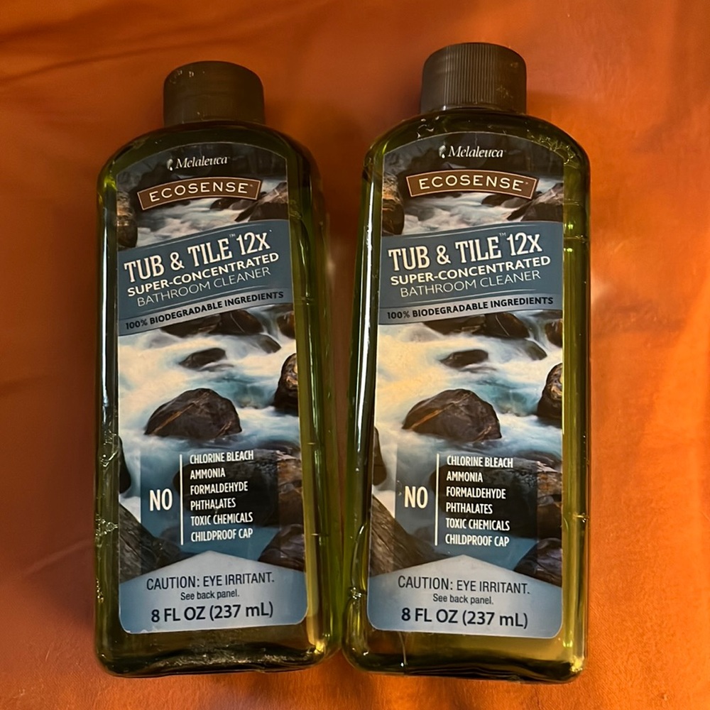 Melaleuca Tub and Tile cleaner 12x concentrate-lot of 2 8oz bottles NEW